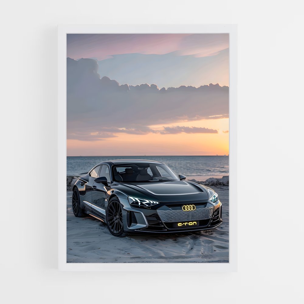 Poster Élégance performance – affiche Audi (vue 3)
